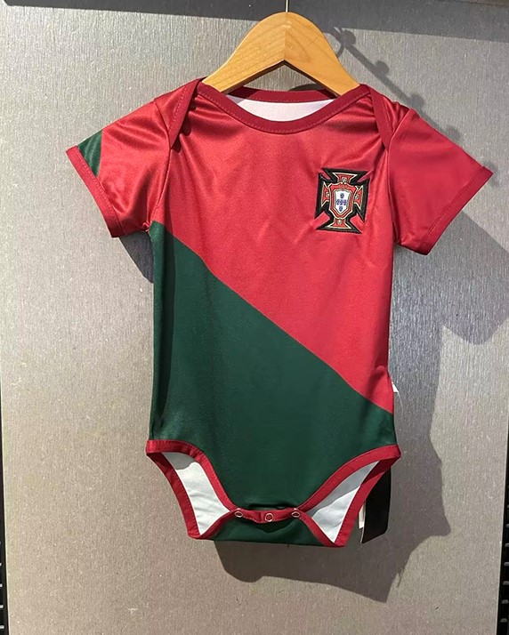 Potugual 2022 Baby World Cup Home Soccer Jersey